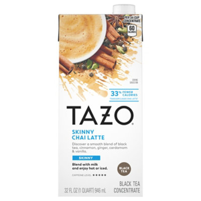 TAZO Tea Concentrate Black Tea Skinny Chai Latte - 32 Fl. Oz. - Image 2