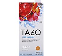 TAZO Tea Concentrated Herbal Tea Iced Passion - 32 Fl. Oz.