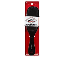 ACE For Men Hairbrush Natural Boar Bristles All Purpose Styling - Each