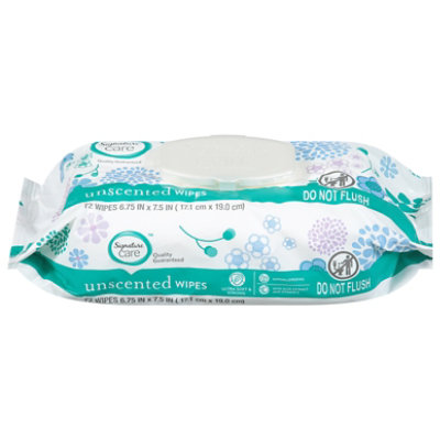 Signature Select/Care Wipes Unscented 1x - 72 Count - Image 3