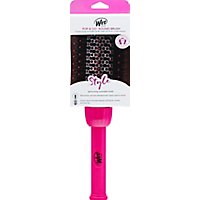 WetBrush Pop & Go Hairbrush Round Style Retractable Pink - Each - Image 2