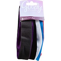 Goody Ouchless Headwraps Comfort Slim Brights - 6 Count - Image 2
