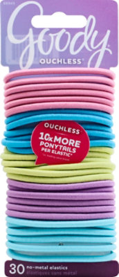 Goody Ouchless Elastics No Metal Ibiza Pastel - 30 Count - Image 2