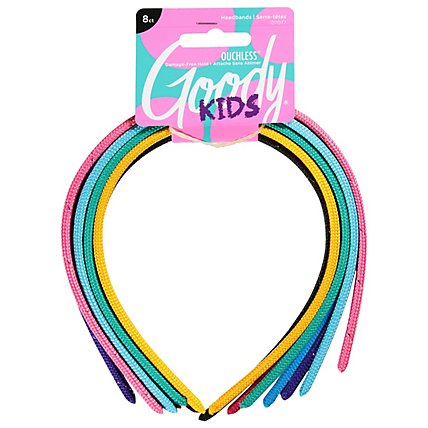 Goody Headbands Everyday Shoestring Mylar Mixed - 8 Count - Image 3