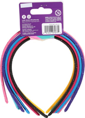 Goody Headbands Everyday Shoestring Mylar Mixed - 8 Count - Image 4