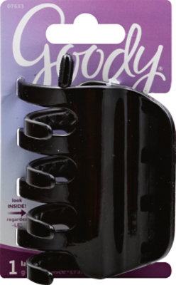 Goody Slideproof Claw Clip Half Large Black - Each - Image 2