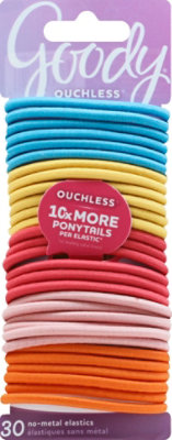 Goody Ouchless Elastics No Metal Sunset Beach 4 mm - 30 Count - Image 2