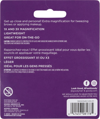 Goody Compact Mirror Soft Touch With Dual Magnification - Each - Image 4