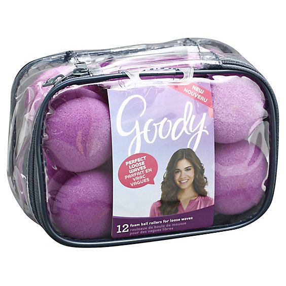 Goody Rollers Foam Ball For Loose Waves - 12 Count