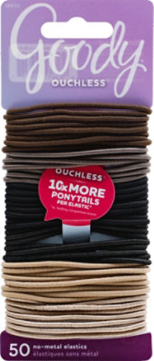 Goody Ouchless Elastics No Metal 2 mm Starry Nights - 50 Count - Image 2