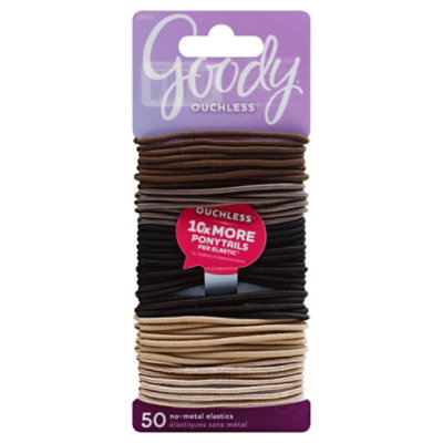 Goody Ouchless Elastics No Metal 2 mm Starry Nights - 50 Count - Image 1