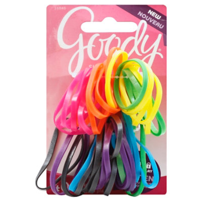 Goody Slideproof Elastics Latex Flat 3 mm Assorted - 40 Count - Image 1