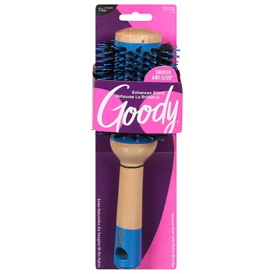 Goody Wood Collection Hairbrush Round Thermal Barrel And Boar Bristles 43 mm - Each - Image 3