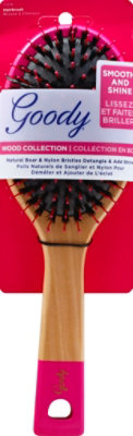 Goody Wood Collection Hairbrush Oval Natural Boar & Nylon Bristles - Each - Image 2