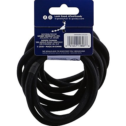 Goody Ouchless Elastics No Metal Bold Hold Heavy & Thick Hair - 10 Count - Image 3