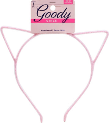 Goody Girls Headband Plastic Cat Ear Pink - Each - Image 2