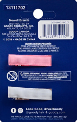 Goody Girls Salon Clips Bow Glitter - 2 Count - Image 3