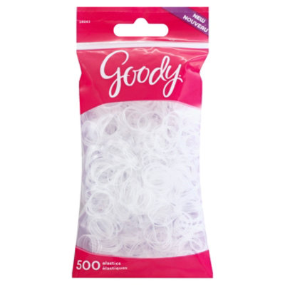 Goody Elastics Latex Clear - 500 Count - tomthumb