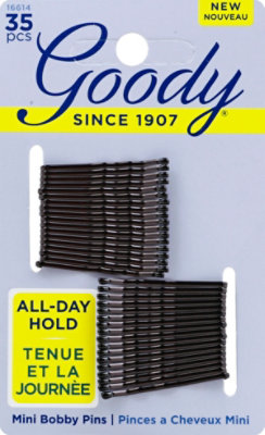 Goody Bobby Pins Mini Black - 35 Count - Image 2