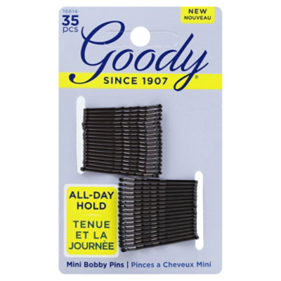 Goody Bobby Pins Mini Black - 35 Count - Image 1