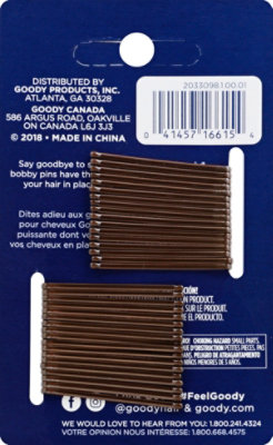 Goody Bobby Pins Mini Brown - 35 Count - Image 3