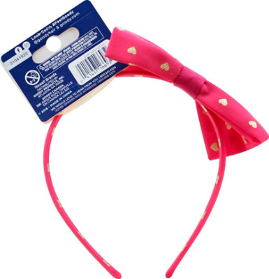 Goody Girls Headband Bow Pink Heart - Each - Image 3