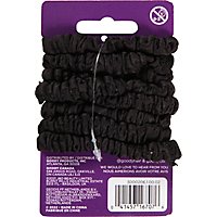 Goody Ouchless Scrunchies Sheer Medium Hair Black - 8 Count - Image 4