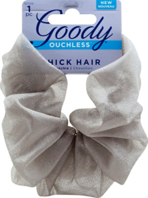 Goody Ouchless Scrunchies Thick Hair Jumbo Sheer - Each - Image 2