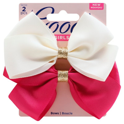 Goody Girls Barrettes Bow Gold - 2 Count - Image 1