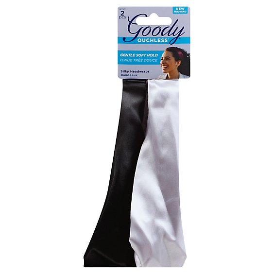 Goody Ouchless Headwraps Silky Gentle Soft Hold - 2 Count