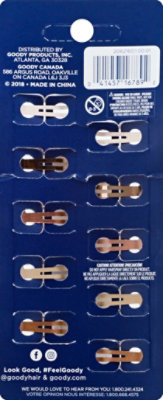 Goody Snap Clips Rose Gold - 10 Count - Image 3