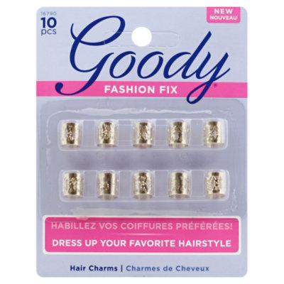 Goody Fashion Fix Hair Charms - 10 Count - Image 1