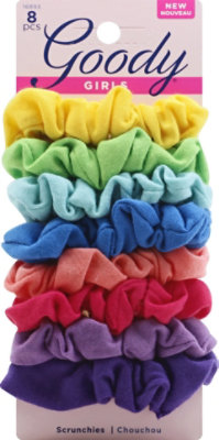 Goody Ouchless Girls Scrunchies Rainbow - 8 Count - Image 2