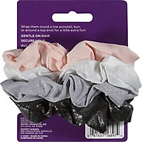 Goody Ouchless Scrunchies Shimmer - 4 Count - Image 4