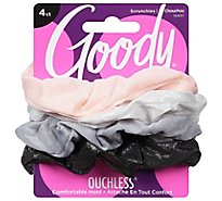 Goody Ouchless Scrunchies Shimmer - 4 Count