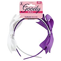 Goody Girls Headbands Grosgrain Bow - 2 Count - Image 1
