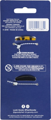 Goody Claw Clips Medium Black Tortoise - 2 Count - Image 4