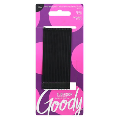 Goody Slideproof Bobby Pins Wrap Black - 18 Count - Image 3