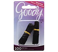 Goody Hair Pins 2 Sizes Black Value Pack - 100 Count