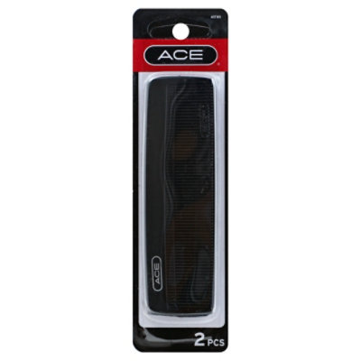 ACE Comb Pocket 5 Inch Black - 2 Count