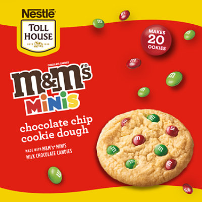 Nestle Toll House M&M'S Minis Holiday Refrigerated Sugar Cookie Dough - 14 Oz - Image 3