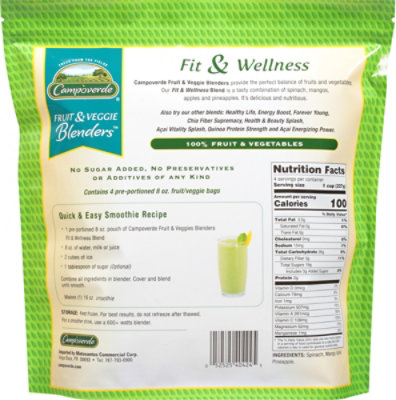 Campoverde Blenders Fruit & Veggie Fit & Wellness - 32 Oz - Image 6