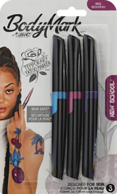 Bic Body Mark-New School-3 Pk - Each - Image 2