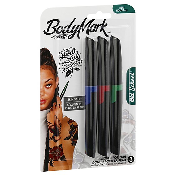Bic Body Mark-Old School-3 Pk - Each - jewelosco Bic Body Mark-Old School-3 Pk - Each - jewelosco