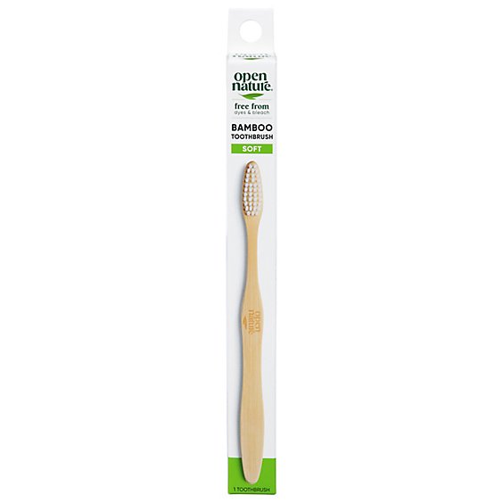 Open Nature Toothbrush Bamboo - Each