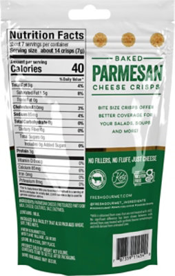 Frsh Grmt Cheese Crisps Parmesan - 1.76 Oz - Image 6