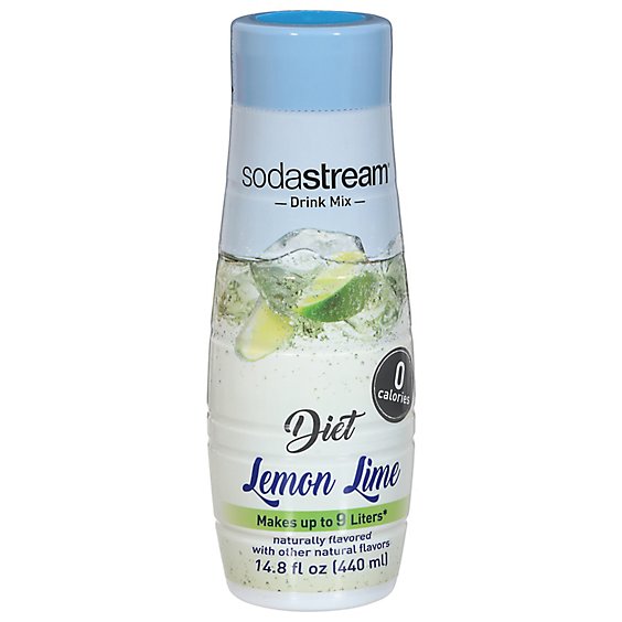 SodaStream Sparkling Drink Mix Diet Lemon Lime - 14.8 Fl. Oz.