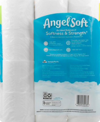 Angel Soft Bath Tissue 24 Double Roll Chimney White - 24 Roll - Image 4