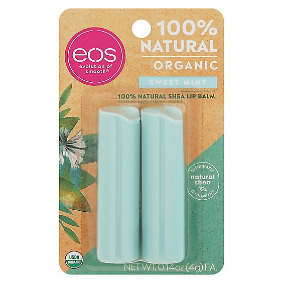 EOS Lip Balm Sweet Mint - 2-0.14 Oz