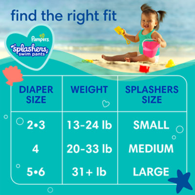 Pampers Splashers Swim Diapers Size L - 10 Count - Image 7